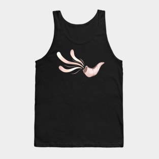 Jewish shofar illustration rose gold Tank Top